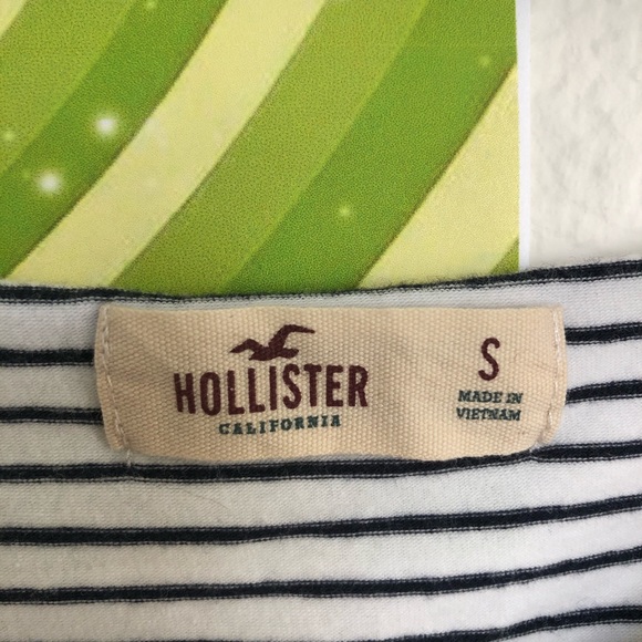 Hollister Striped Off the Shoulder Top - Picture 2 of 3